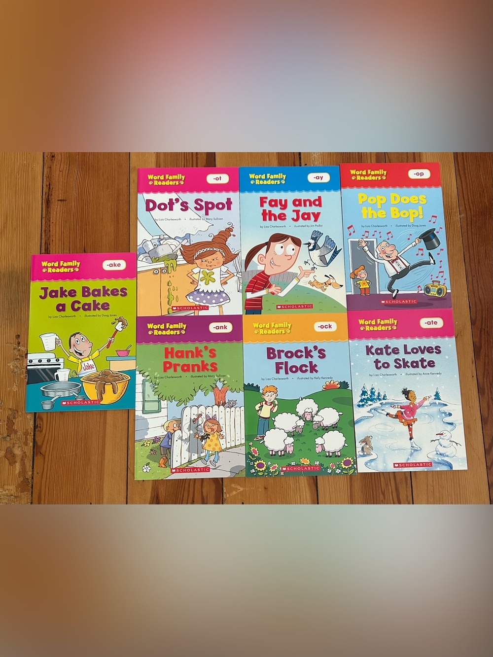 Lakeshore Phonics Readers Scholastic Word Family Readers Children's 7 books